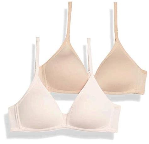 Maidenform Girls Molded Wirefree Comfort Bra 2 Pack Nude Buffpearl Size 30a 193666150902 Ebay