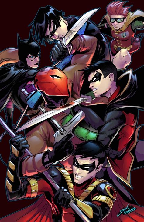 Robins 2 By Glencanlas On Deviantart Robin Comics Dc Comics Artwork