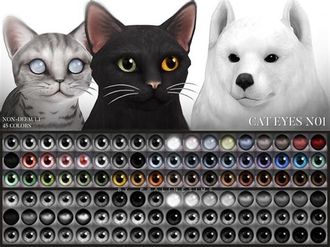 Cat Eyes N01 Sims Pets Sims 4 Pets Sims 4 Pets Mod