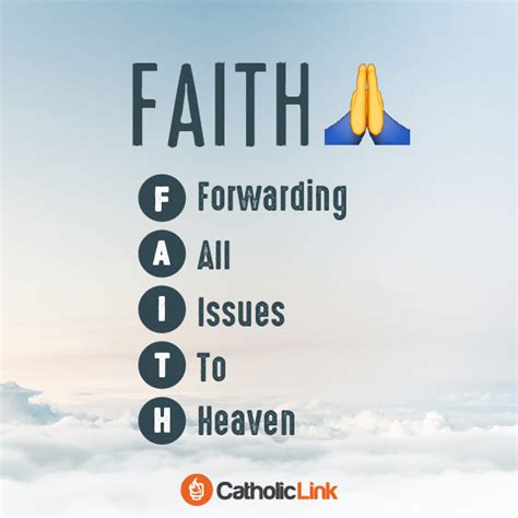 When couples discuss their preferences and. Catholic Quote | What "Faith" Really Means | Catholic Link