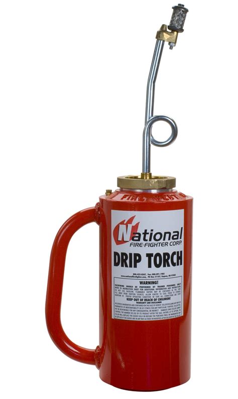 Red Drip Torch - DOT Approved , OSHA Compliant