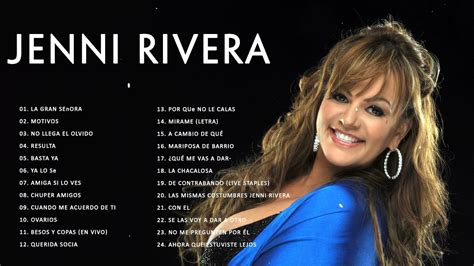 Jenni Rivera Sus Grandes Exitos Top 30 Mejores Canciones De Jenni