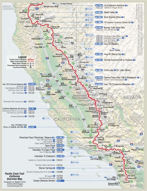 Detailed Pct Maps Musashe Adventures