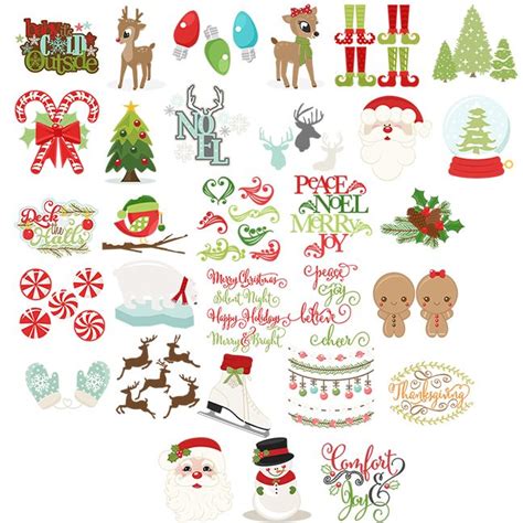 Miss Kate Cuttables November 2014 Freebies Christmas Planner Stickers
