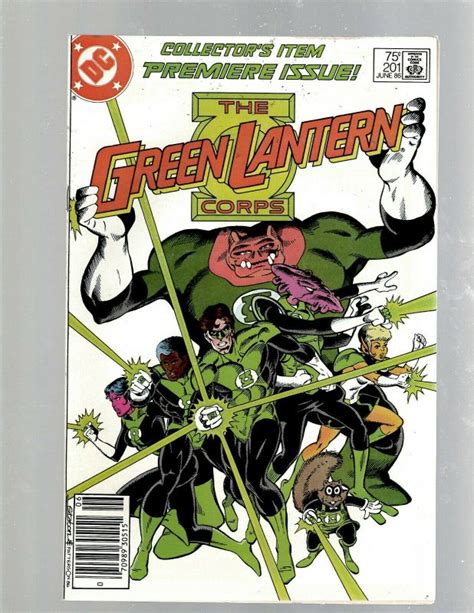 The Green Lantern Corps 201 Nm Dc Comic Book 1st Kilowog Appearance