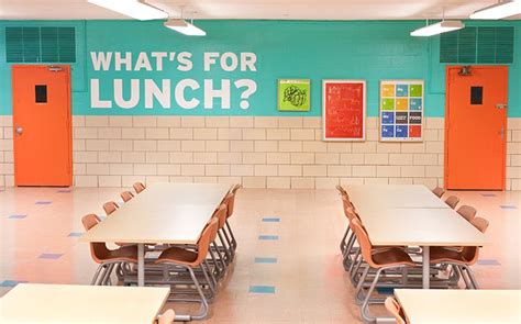 Whats For Lunch Color Scheme Cafeteria Design Cafeteria Decor