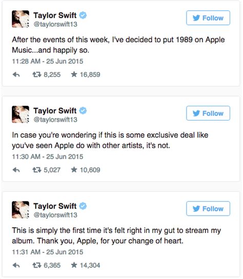 Apple Music Letter 2015 Taylor Swift Switzerland