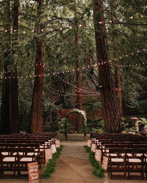 Wedding Venue Inspiration On Instagram Woodland Wedding Goals And