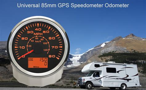 Eling Marine Auto Mph Gps Speedometer Odometer 80mph Speed