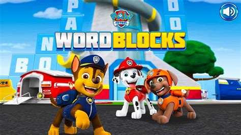 App—the home of paw patrol, shimmer & shine, blaze and the monster machines, nella the princess knight, and all your preschooler's favorite nick jr. PAW Patrol Word Blocks - Nick Jr. Games for Kids - YouTube