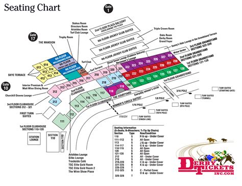 If available, the view from section will be visible on hover and upon clicking into a. Churchill Downs Seating Chart | Derby Tickets, Inc