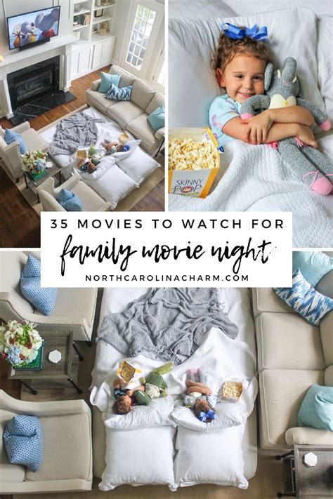 A handcrafted selection of streaming movie recommendations for anyone who's riding out the coronavirus at their childhood home. Family Movie Night | 35 Movies to Watch - Carolina Charm