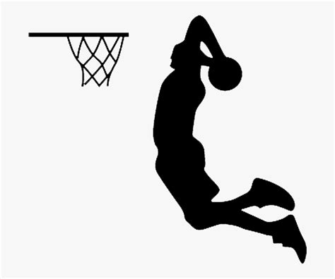 Basketball Player Dunking Cartoon Free Transparent Clipart Clipartkey