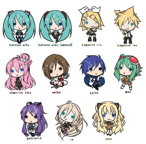 All Vocaloids Characters And Names
