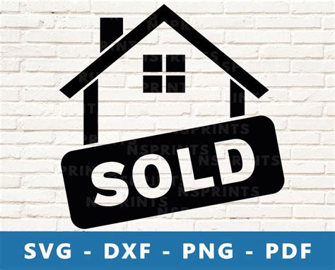Sold Svg Sold Sign Png Sold House Clipart Realtor Svg Etsy 日本