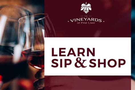 Learn Sip And Shop The Vineyards At Pine Lake Youngstown Live