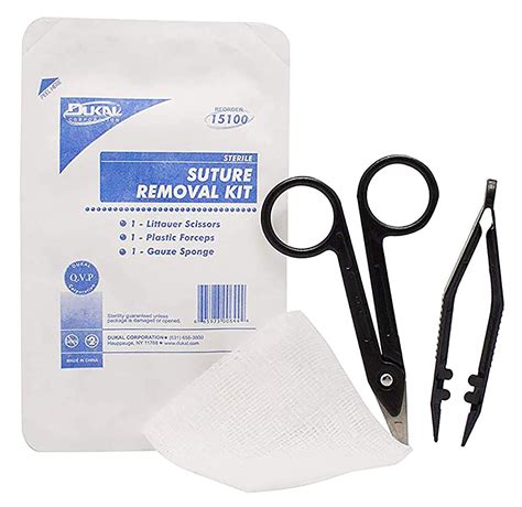 Dukal Single Use Suture Removal Kit Sterile Suture Removal Trays