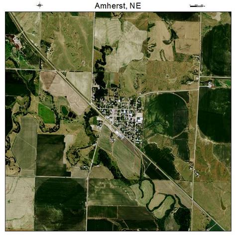 Aerial Photography Map Of Amherst Ne Nebraska