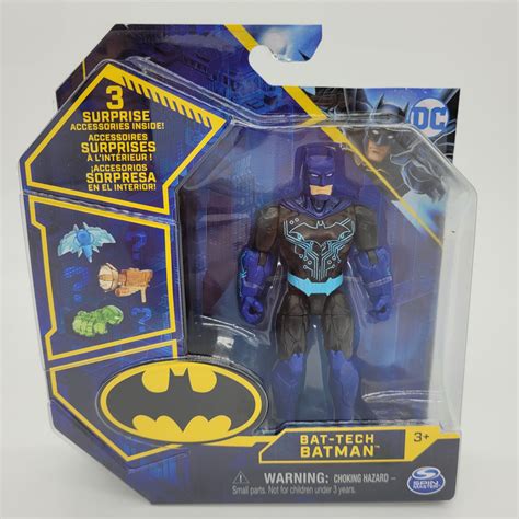 Dc Bat Tech Batman 4 Inch Action Figure W Accessories Spin Master 2021