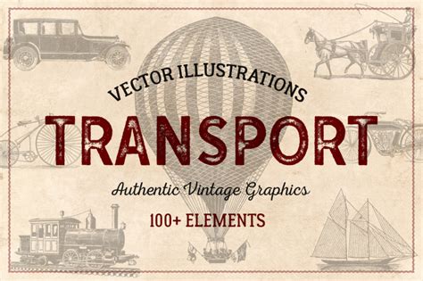100 Vintage Vehicles Vector By Brigantine Designs Thehungryjpeg