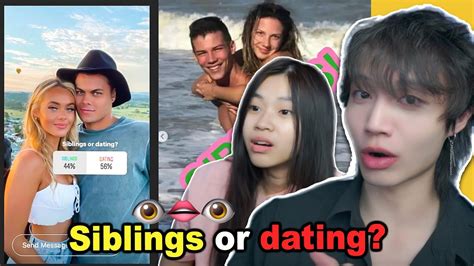 are they siblings or dating challenge with my sister lol youtube