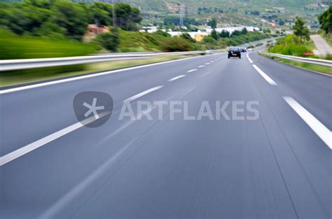 Speeding Cars On A6 Highway Photography Art Prints And Posters By
