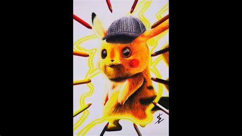 Drawing Realistic Pikachu Timelapse Youtube