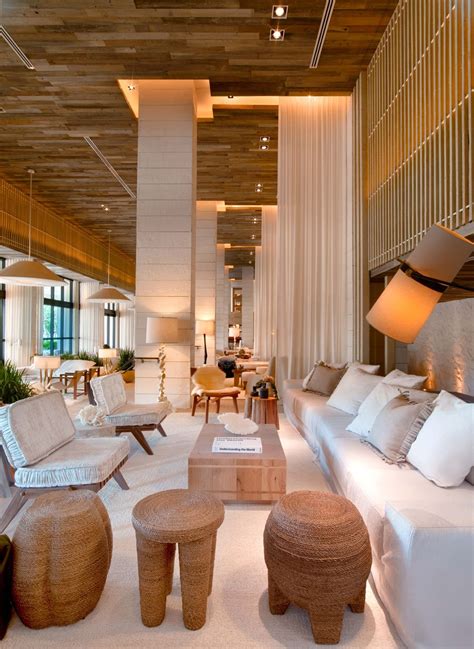 Inside The New 1 Hotel South Beach Miami Hotel Lobby Design Hotel