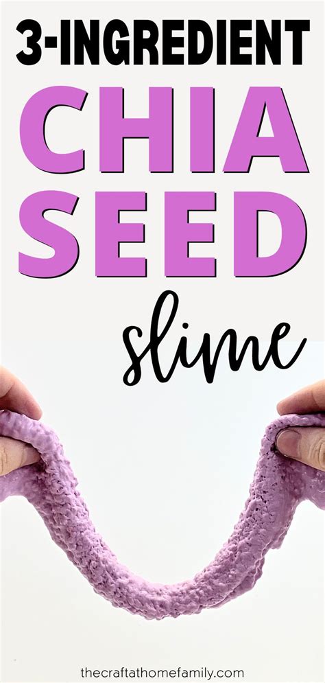 Taste Safe Chia Seed Slime Recipe In 2023 Slime Chia Good Healthy