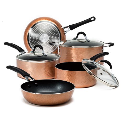 Ecolution Impressions 10 Piece Cookware Set Frying Pots And Pans With