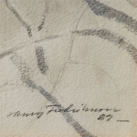 Henry Fredriksson Akvarell Signerad Och Daterad 84 Bukowskis