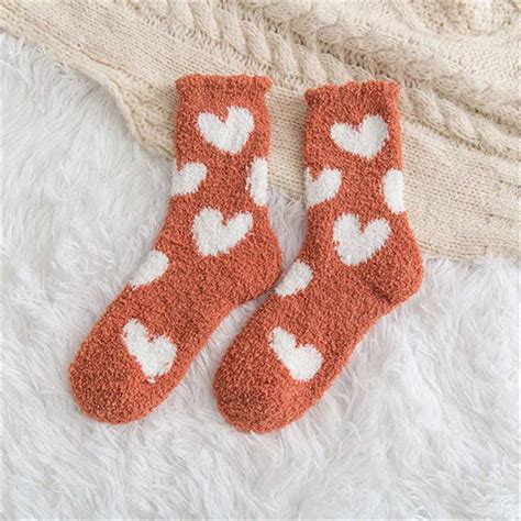 Floor Socks Thickened Autumnwinter Mid Tube Coral Velvet Warm Towel