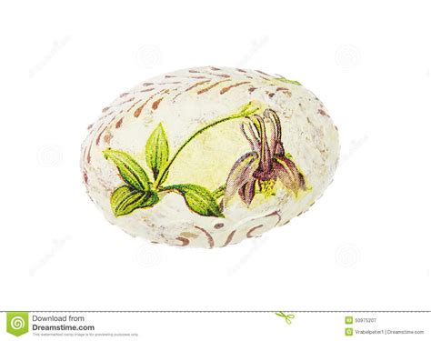Beautiful Painted Easter Egg Stock Image Image Of Bloom