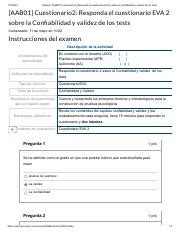 Cuestionario 2 B1 Pdf 11 5 2021 Examen AAB01 Cuestionario2 Responda