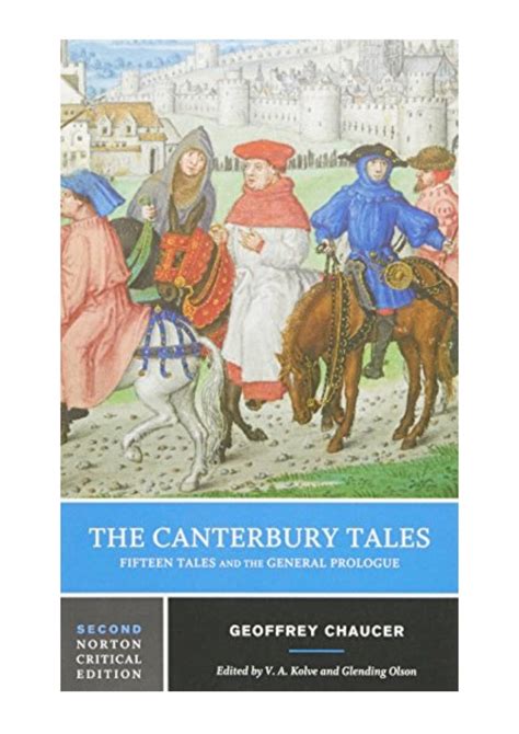 The Canterbury Tales Pdf Geoffrey Chaucer Fifteen Tales And The Gen