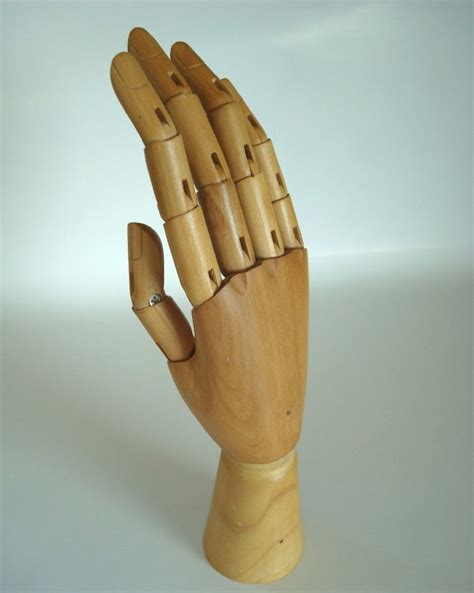 Articulated Wooden Hand Model