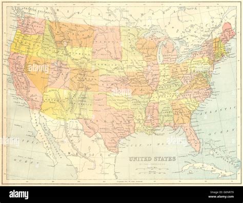 1870 Map Of United States Hi Res Stock Photography And Images Alamy