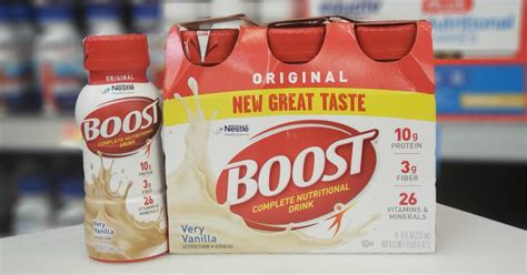 High Value 21 Boost Nutritional Drinks Printable Coupon