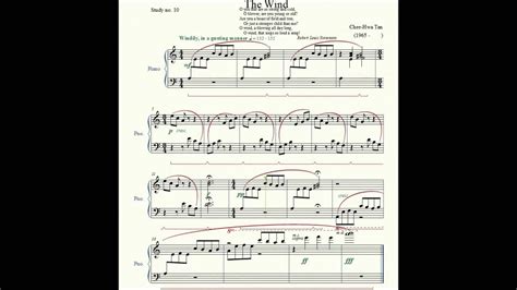 Study No 10 The Wind Chee Hwa Tan Piano Studiesetudes 2 Youtube