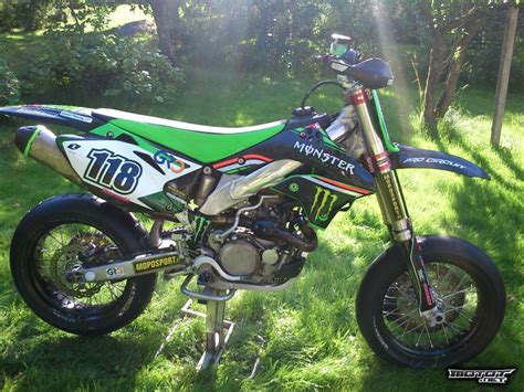 Endlich kann ich eine kawasaki kx450f bj´09 mein eigen nennen. Supermoto KX450F OSINA