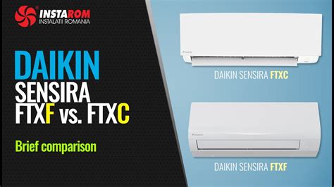 Daikin Sensira FTXF Vs FTXC Inverter Air Conditioners Brief