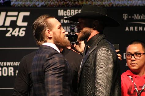 See how and when all the fighters defeated their opponents. UFC 246: McGregor vs. Cerrone Official Weigh-In Results
