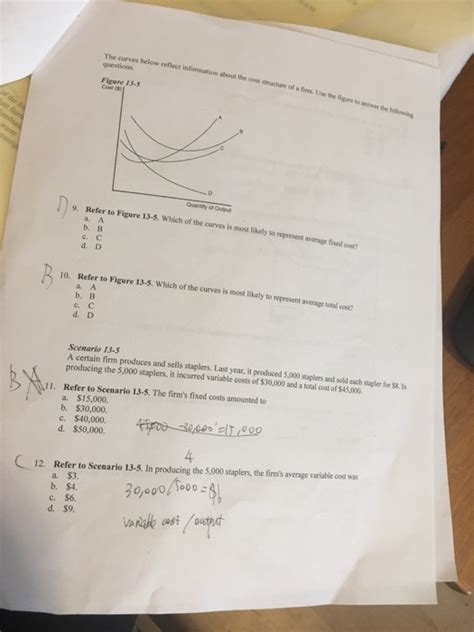 Introduction to fixed and variable costs. Economics Archive | April 01, 2017 | Chegg.com