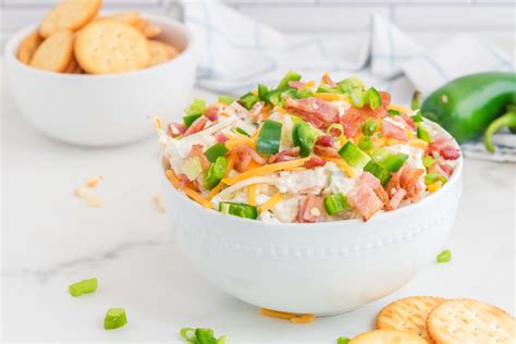Cold Jalapeno Popper Dip With Bacon