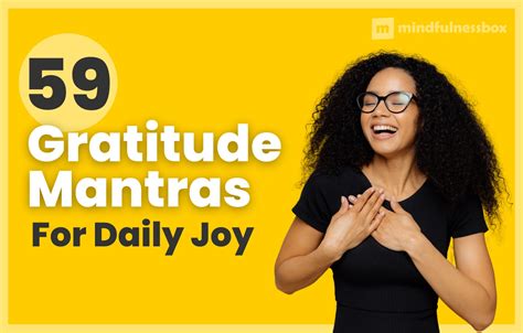 Gratitude Mantras For Daily Joy