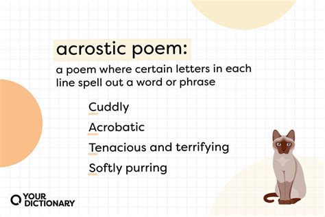Acrostic Poem Examples And Template Yourdictionary