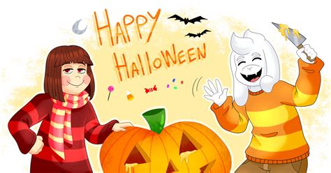 Undertale Chara Asriel Chasriel Halloween Pixiv