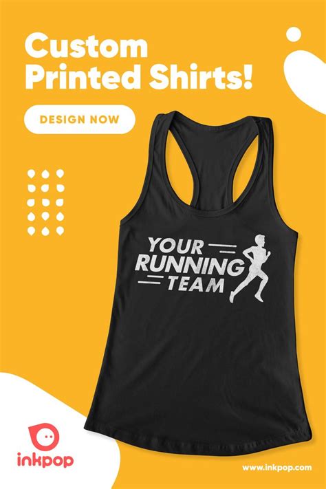 Your Running Team Custom Printed Shirts Custom Tshirts Custom