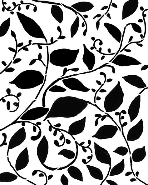 Printable Vine Template 6 Best Images Of Vines And Flower Stencils
