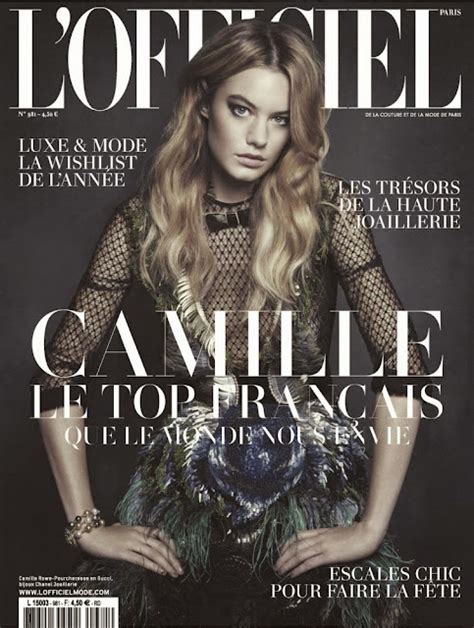 Camille Rowe Magazine Photoshoot By Patrik Sehlstedt For L Officiel